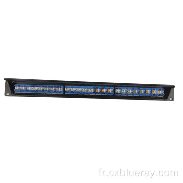 24port RJ45 Cat6 Patch Patch avec gestion du câble